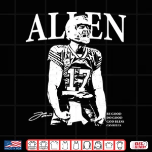 Design Allen Be Good Do Good God Bless Go Bills Shirt 1