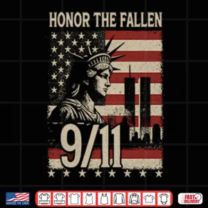 Design Honor The Fallen September 11 American Flag Shirt