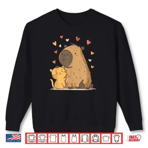 Sweatshirt Kawaii Cat Capybara Cute Shirt