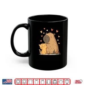Mug Kawaii Cat Capybara Cute Shirt