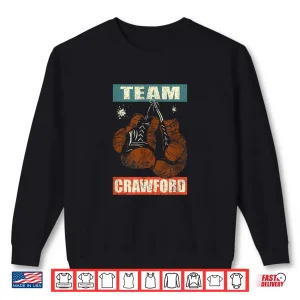 Sweatshirt Crawford Last Name Retro Family Name Crawford Boxing Shirt 1