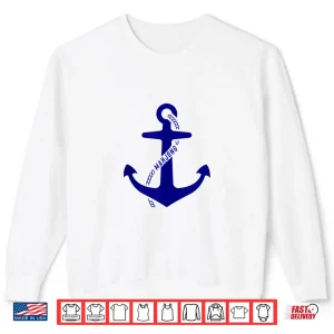 Sweatshirt Mahjong with Anchor Cable Shirt