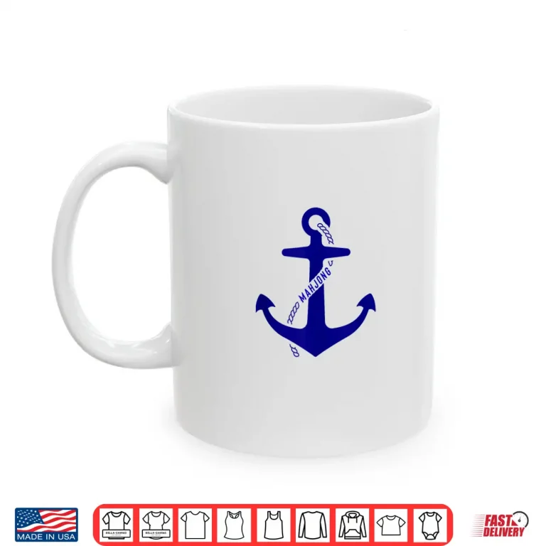 Mug Mahjong with Anchor Cable Shirt