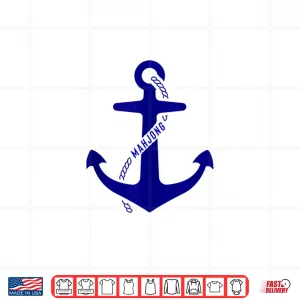 Design Mahjong with Anchor Cable Shirt