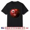 Silly Ai Apple Gen Z Meme Brainrot Humor Tongue Out Shirt