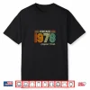 Vintage 1978 Original Parts Birthday 1978 Shirt