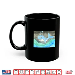 Mug Cartoon Watercolor Whale Shirt
