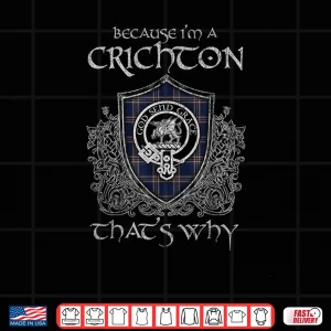 Design Clan Crichton Crest Tartan Celtic Shirt