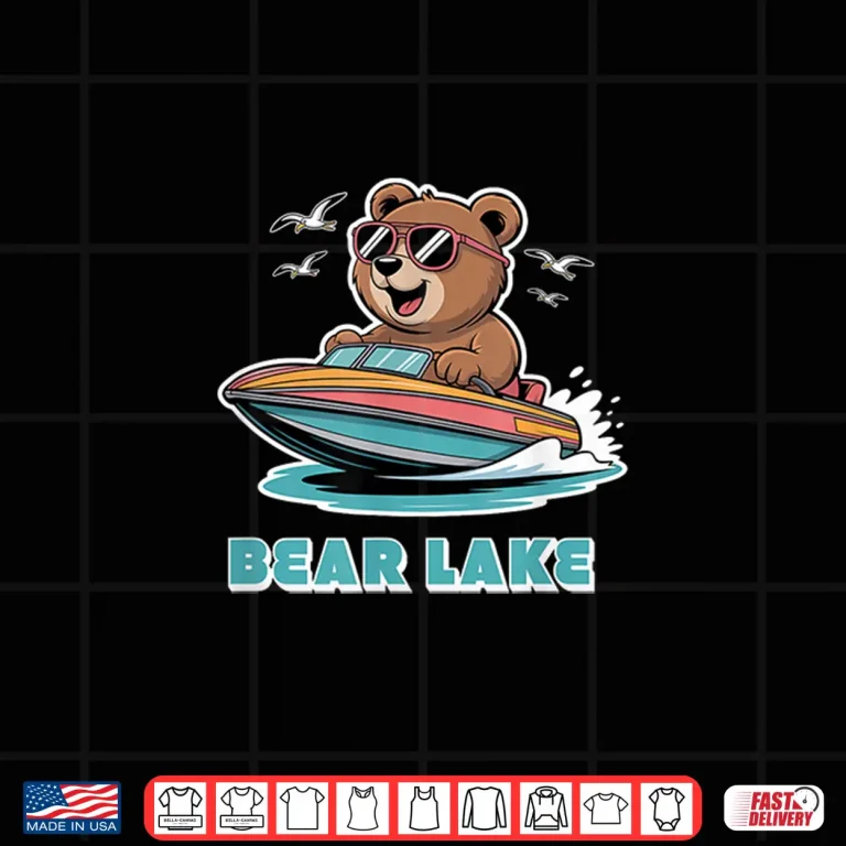 Design Cute Bear Lake Utah and Idaho Shirt