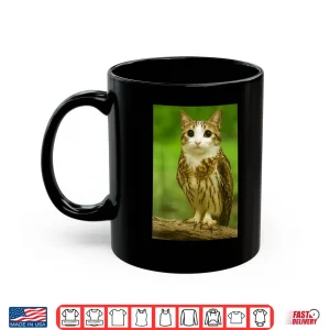 Mug Meowl Cat Owl Funny Internet Trendy Meme Shirt