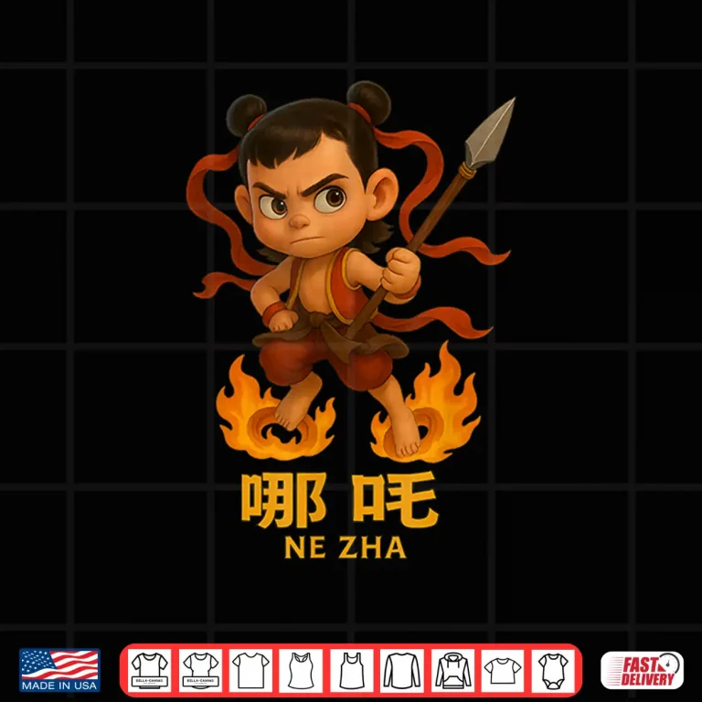 Design Nezha Chinese Myth Lotus Hero Shirt