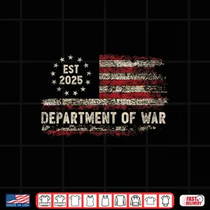 Design Department of War Established 2025 Re Established Shirt 1