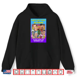 Hoodie Gabriel Iglesias Jeff Dunham Allegan County Fair Shirt