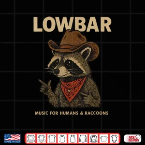 Design Lowbar Fingergun Raccoon Shirt