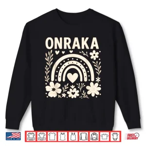 Sweatshirt Onraka Bright Orange Rainbow Spirit Shirt