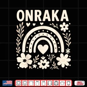 Design Onraka Bright Orange Rainbow Spirit Shirt