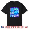 2025 Anime Cute Blue Tiger Derpy Vintage Shirt