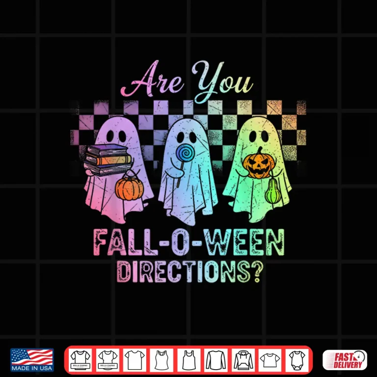 Design Are You Fall O Ween Directions Teacher Halloween Shirt 1