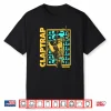 Borderlands Claptrap Repeating Text Video Game Shirt