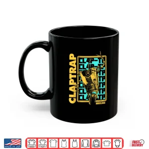 Mug Borderlands Claptrap Repeating Text Video Game Shirt 1