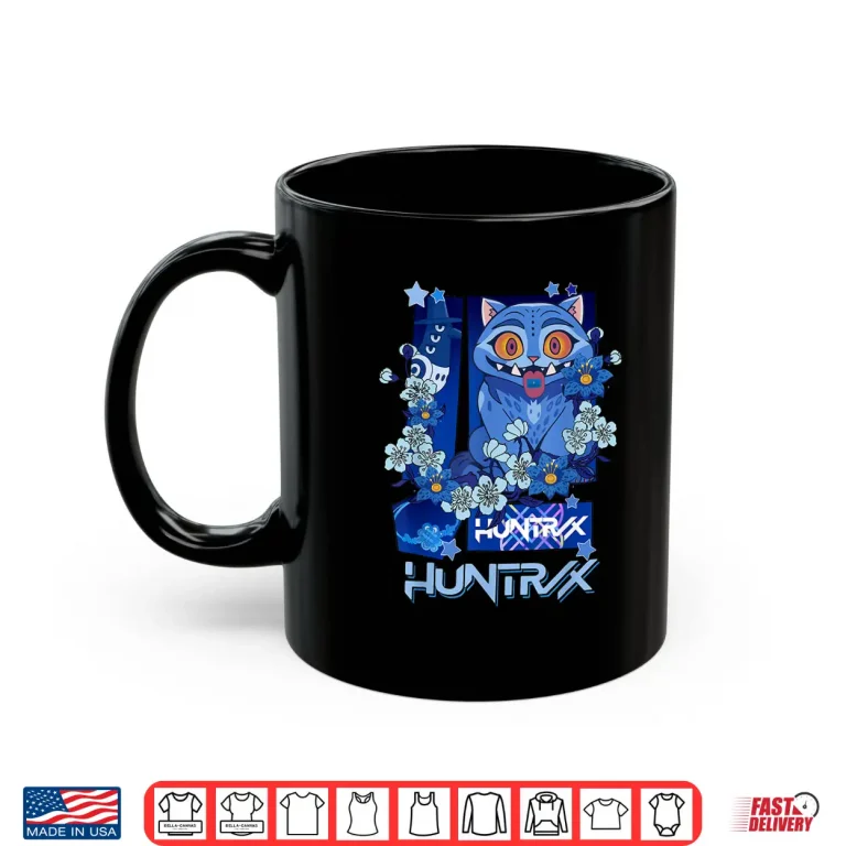 Mug Demon Anime Cute Kpop Tiger Derpy Flowers Shirt 1