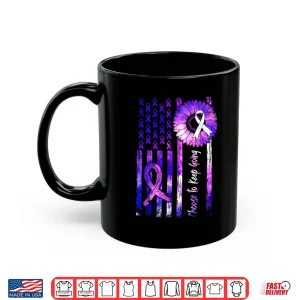 Mug Choose to Keep Going Suicide Prevention Awareness USA Flag Shirt