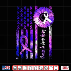 Design Choose to Keep Going Suicide Prevention Awareness USA Flag Shirt