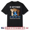 In September We Wear Light Blue Prostate Cancer Awareness Shirt