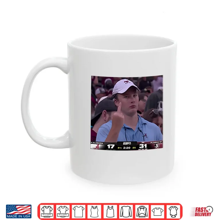 Mug Middle Finger Alabama Fan Viral Meme Shirt