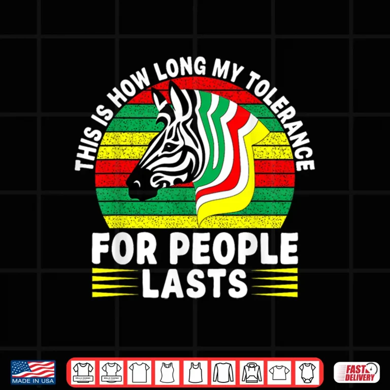 Design This is How Long My Tolerance for People Lasts