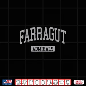 Design Farragut High School HS Knoxville TN Varsity Sports Shirt