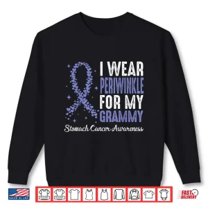 Sweatshirt I Wear Periwinkle for My Grammy Stomach Cancer Awareness Shirt
