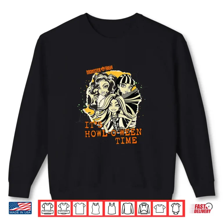 Sweatshirt Monster High Its Howl O Ween Time Shirt