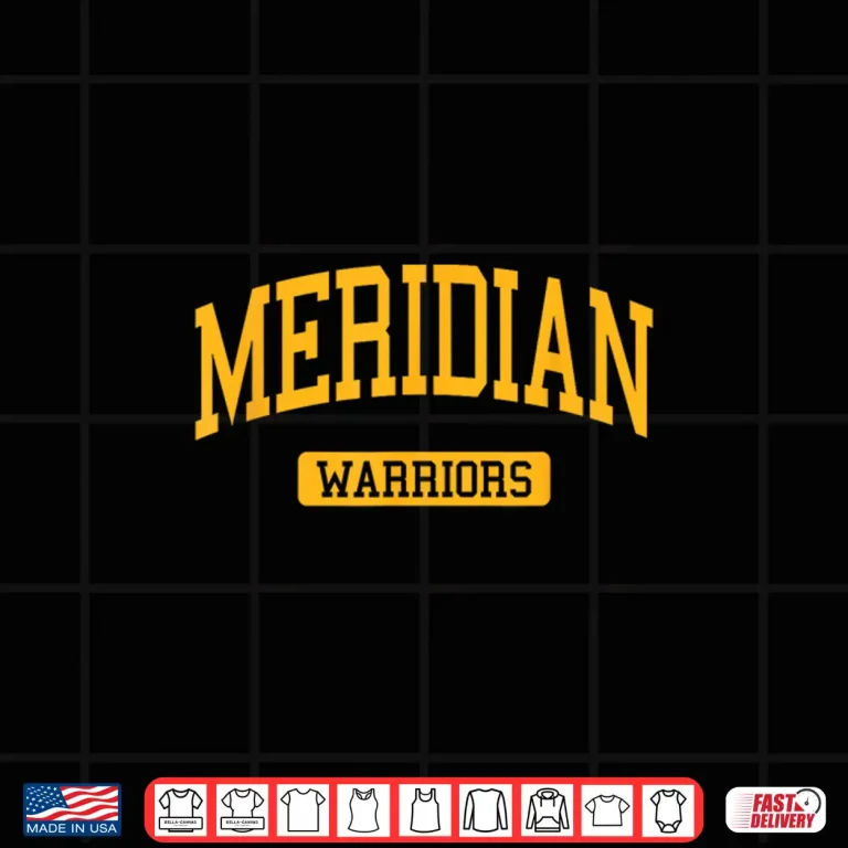 Design Meridian High School HS Meridian ID Varsity Sports Shirt