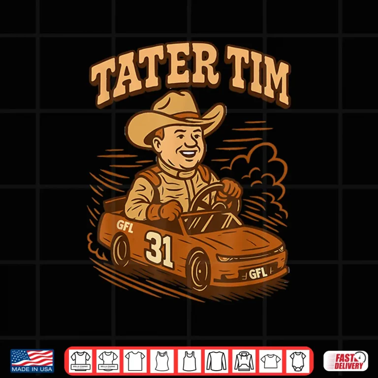 Design Tater Tim Race Car Driver Shirt