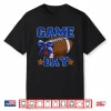 Game Day Football Season Mama Girl Blue Gold Vibes Shirt
