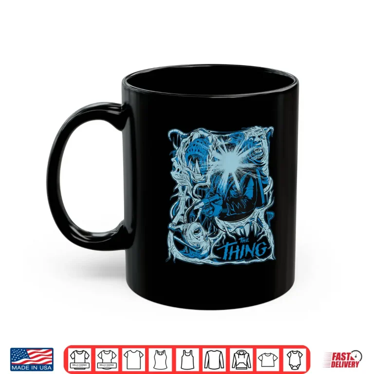 Mug The Thing Comic Horror Panel Shirt
