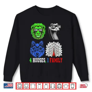 Sweatshirt AMISTAD ISIBINDI ALTRUISMO REVEUR 4 Houses 1 Family Shirt