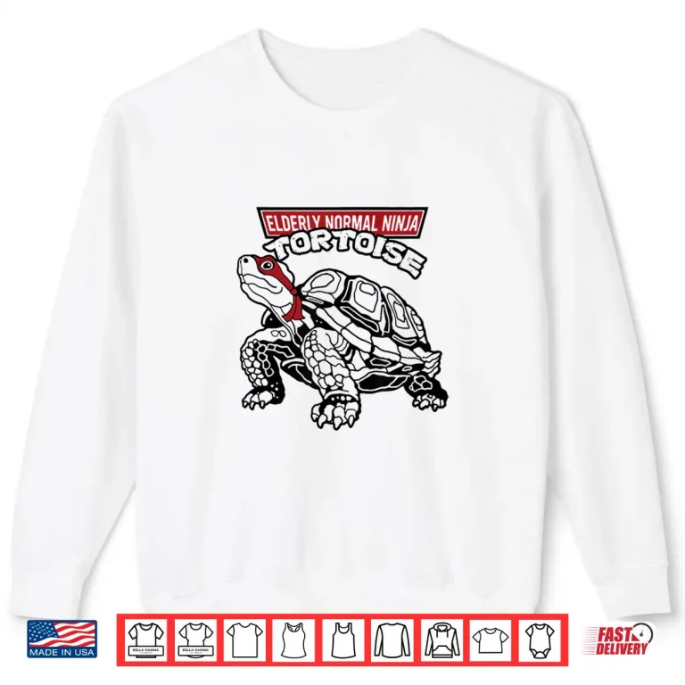 Sweatshirt Elderly Normal Ninja Tortoise Shirt 1