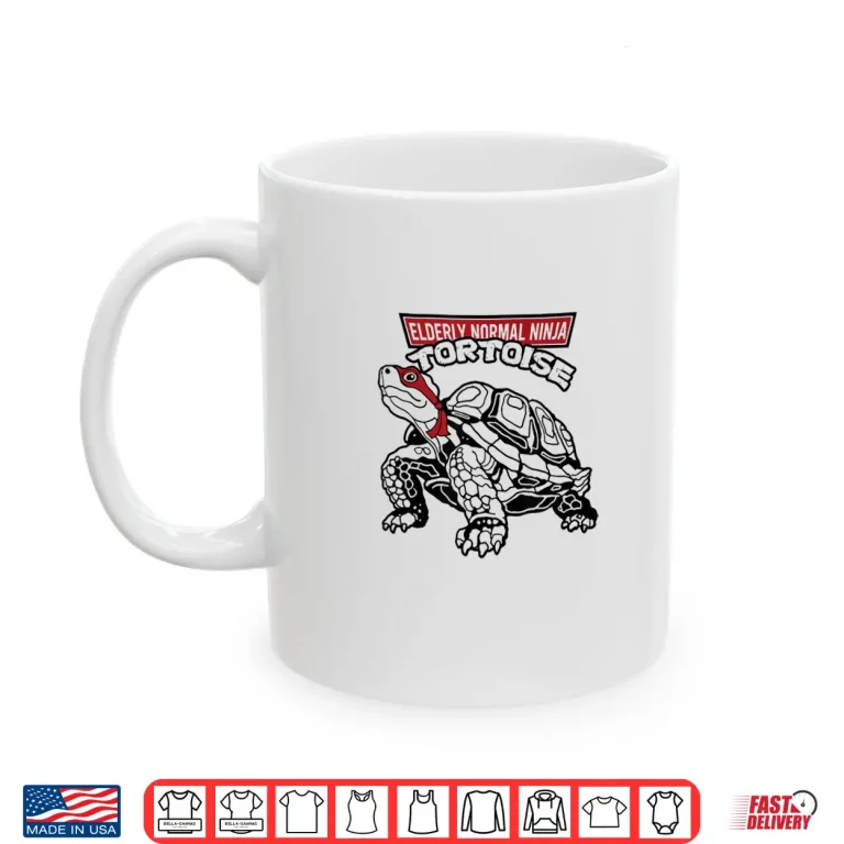 Mug Elderly Normal Ninja Tortoise Shirt 1