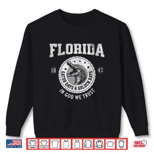 Sweatshirt Florida Gator Days Golden Rays Retro Alligator Head Shirt