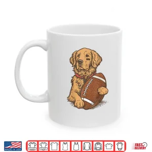 Mug Golden Retriever Dog Football Game Day Touchdown Season Shirt