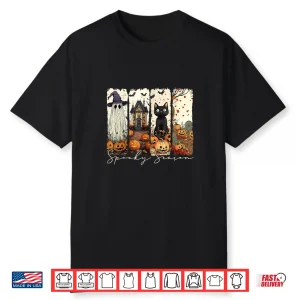 Vintage Halloween Horror Spooky Season Shirt