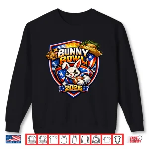Bunny Bowl 2026 Funny Football Parody Easter Design Shirt 2 Sweatshirt Bunny Bowl 2026 Funny Football Parody Easter Design Shirt