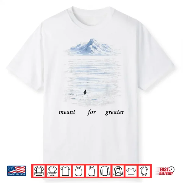 But Why Penguin Sad Penguin Mountains But Why  Meme Tee Shirt