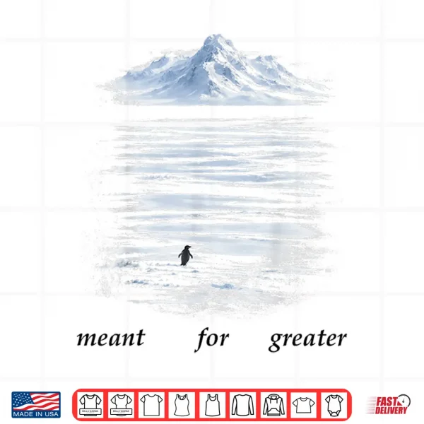 Design But Why Penguin Sad Penguin Mountains But Why Meme Tee Shirt