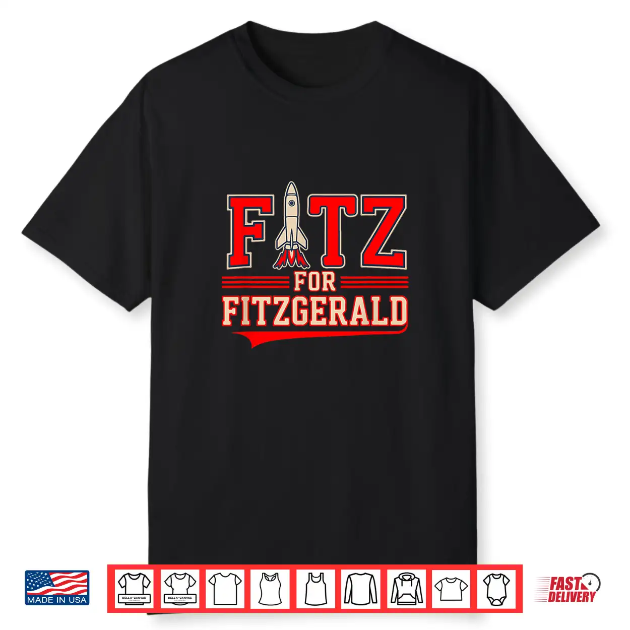 Custom Fitz For Fitzgerald Collegiate Style Shirt Custom Fitz For Fitzgerald Collegiate Style Shirt