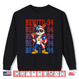 Sweatshirt Jersey Text Benito 94 Number For Sport Front Back Shirt