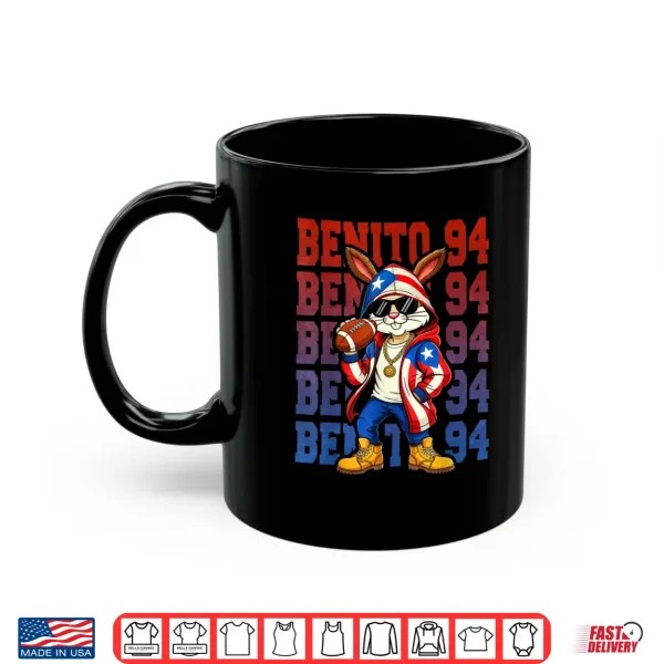 Mug Jersey Text Benito 94 Number For Sport Front Back Shirt