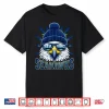 Vintage Cool Face Sea Hawk With Sunglasses Women Men Tees Shirt